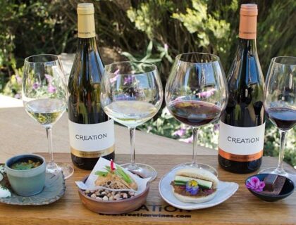 Wine tasting at Creation Wines, Hermanus