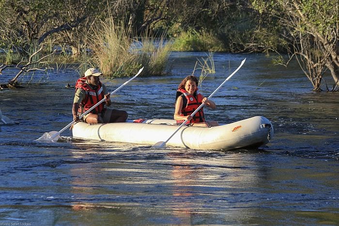 Zambezi Sands canoeing in Zambezi Nartional Park