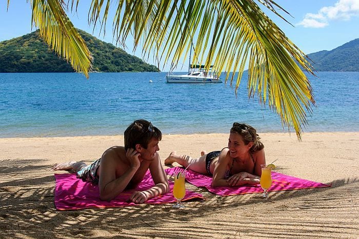 Beach on lake Malawi