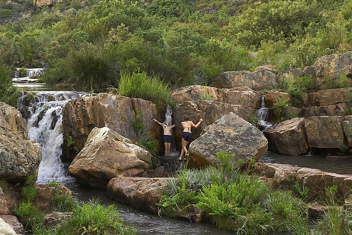 Malgat rock pools in Cederberg mountains