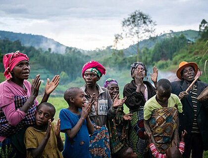 Visiting the Batwa community