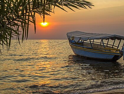 Lake Victoria Loges, sunset